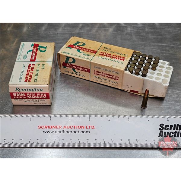AMMO : Remington : Hi-Speed : 5mm Rimfire Magnum (38gr : H.P.)