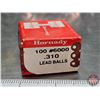 Image 2 : BULLETS : Hornady : .310 Lead Balls (1 Box of 100 Count TOTAL)