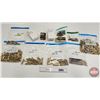Image 1 : Large Assortment of Fired Brass (438 Count TOTAL)  (See List in Pictures of Calibers & Quantities)