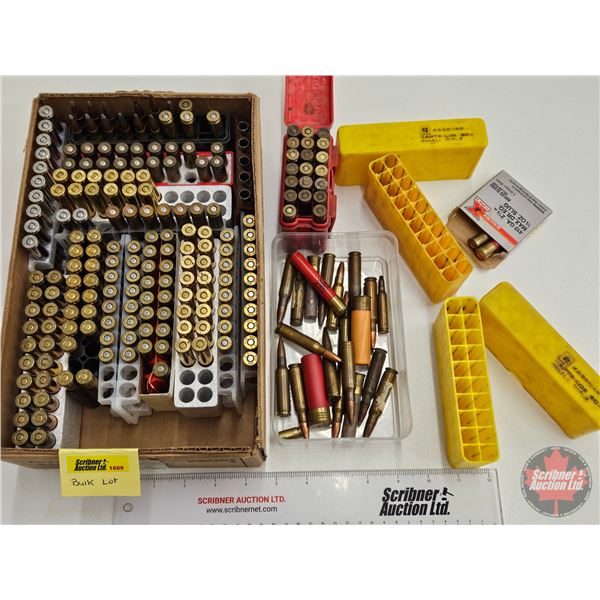 AMMO : BULK BUY : Large Mixture of Factory & Reloaded Rifle Rounds : Various Calibers (Including 308