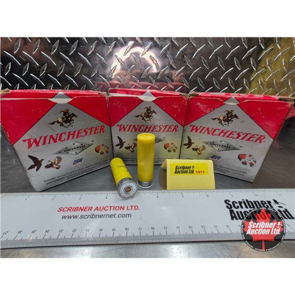AMMO : Winchester : Universal : 20ga 2-3/4" (7/8oz : #7-1/2 Shot) (3 Boxes + 74 Rnds TOTAL)