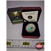 Image 1 : RCM Canada 2013 : Twenty-Five Cent Coloured Coin : Prehistoric Creatures : Tylosaurus Pembinensis (C