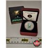 Image 1 : RCM Canada 2013 : Twenty-Five Cent Coloured Coin : Prehistoric Creatures : Quetzalcoatlus (COA #1945