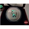 Image 2 : RCM Canada 2013 : Twenty-Five Cent Coloured Coin : Prehistoric Creatures : Quetzalcoatlus (COA #1945