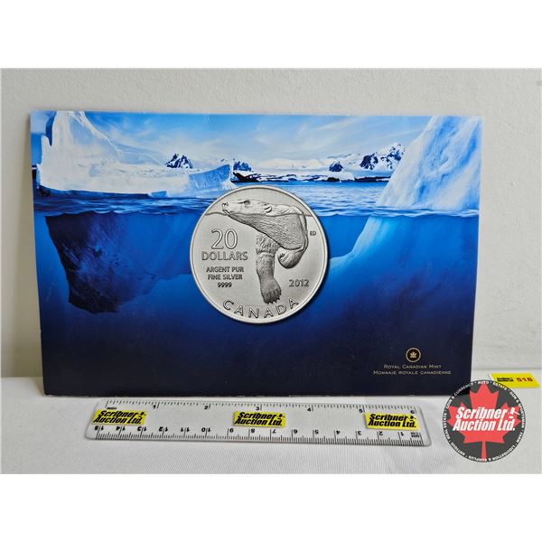 RCM Canada 2012 $20 Fine Silver Coin : Polar Bear (99.99%)