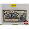 Image 1 : Dominion of Canada 1900 Twenty Five Cent "Shinplaster" : Boville