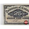 Image 2 : Dominion of Canada 1900 Twenty Five Cent "Shinplaster" : Boville