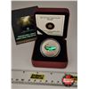 Image 1 : RCM Canada 2014 : Twenty-Five Cent Coloured Coin : Prehistoric Creatures : Tiktaalik (COA #12659) (G
