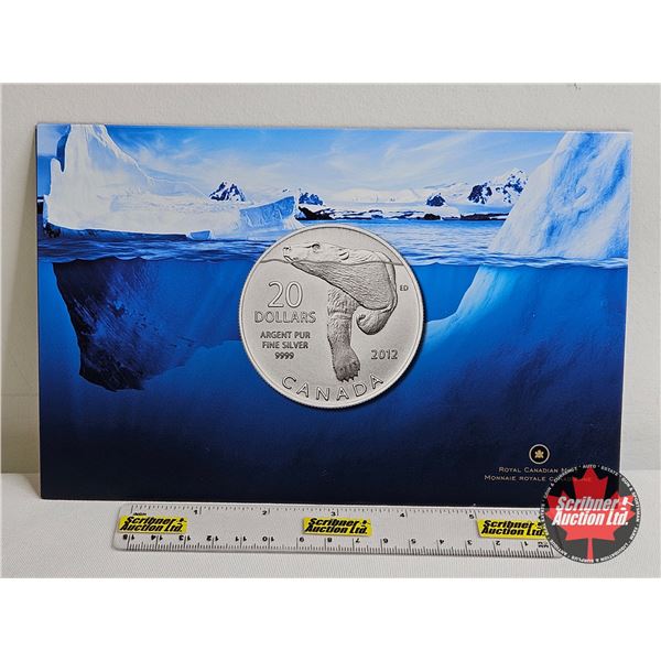 RCM Canada 2012 $20 Fine Silver Coin : Polar Bear (99.99%)