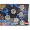 Image 3 : Canada 125 Provincial Coins : 1867-1992 : Collector Card (12 Quarters & 1 Loonie)