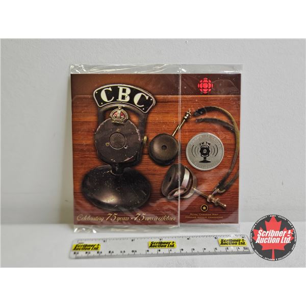 RCM Canada 2011 CBC Radio : Celebrating 75 Years : 25 Cent Coin