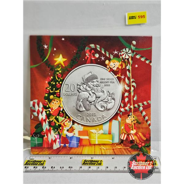 RCM Canada 2013 $20 Fine Silver : Santa (99.99%)