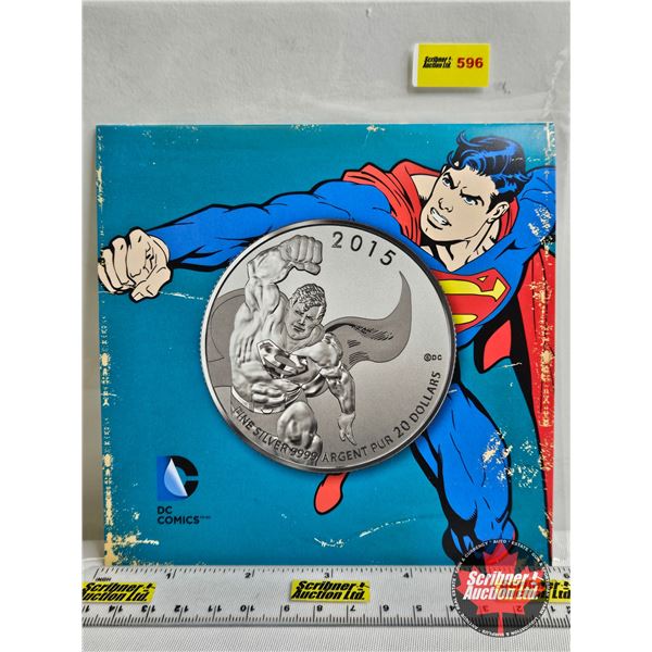 RCM Canada 2015 $20 Fine Silver : Superman (Fine Silver 99.99%)