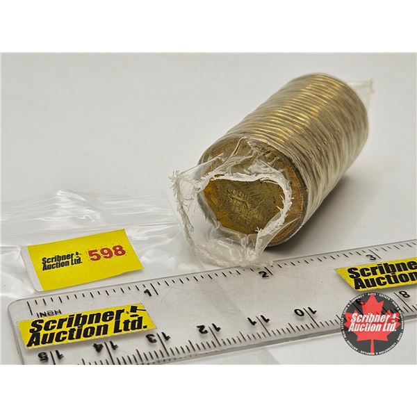 Canada Loonie Dollar Roll : 2012 (100th Grey Cup) (Original Roll)