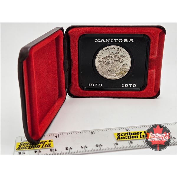 RCM Canada 1870-1970 Manitoba Dollar (Black Clam Shell Case)