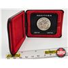 Image 1 : RCM Canada 1870-1970 Manitoba Dollar (Black Clam Shell Case)