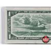 Image 5 : Mismatched Serial Numbers : Canada $1 Bill 1954 : Beattie/Rasminsky (Left : S/N# HO3272545) (Right :