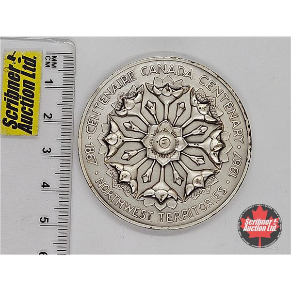 Canada's Centennial 1967 : Medallion : Mountain Avens Northwest Territories