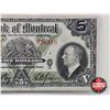 Image 3 : Bank of Montreal $5 Bill 1935 : Bog/Gordon #876919