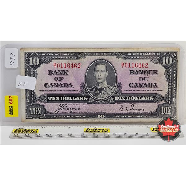 Bank of Canada $10 Bill 1937 : Coyne/Towers #BT0116462