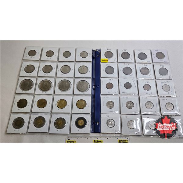 Canada Coin Collection (20): - Large Cent : 1859; 1888; 1907H; 1909; 1916; 1917; 1918; 1920 - One Ce