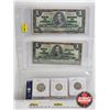 Image 1 : Collector Combo 1937 :  - $1 Bill : Gordon/Towers #NM5709543 - Five Cent - Ten Cent - Twenty Five Ce