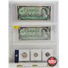 Image 1 : Collector Combo Centennial :  - $1 Bill : Beattie/Rasminsky #1867 1967 - Five Cent - Ten Cent - Twen