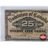 Image 2 : Dominion of Canada Twenty Five Cent 1900 "Shinplaster" : Boville