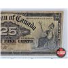 Image 3 : Dominion of Canada Twenty Five Cent 1900 "Shinplaster" : Boville