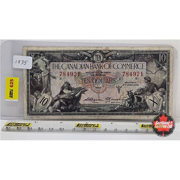 The Canadian Bank of Commerce $10 Bill 1935 : Logan #784921