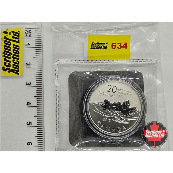 RCM Canada 2012 : $20 Fine Silver Commemorative Coin : Farewell to the Penny (99.99%)