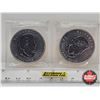 Image 2 : RCM Canada 2014 : $8 Fine Silver Coins (2 Pack) : Wolf (1-1/2oz) (.9999) (No COA)