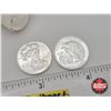 Image 3 : Gold State Mint (Tube of 50) : Walking Liberty Fractional Silver Round (.999) (1/10oz) (No COA's)