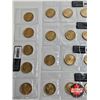 Image 2 : Saskatchewan Roughriders Centennial $1 (Loonie) Circulation "5" Packs (2010) (25 Coins Total)