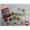 Image 1 : Token/Medallion Collection (16) : Incl. Klondike; SK Diamond Jubilee; Canadian Tire; etc! (Handwritt