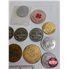 Image 2 : Token/Medallion Collection (16) : Incl. Klondike; SK Diamond Jubilee; Canadian Tire; etc! (Handwritt