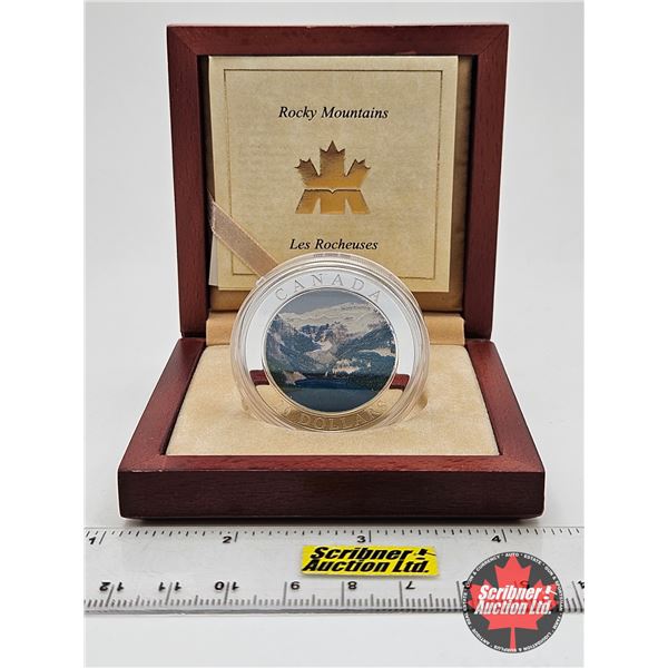 RCM Canada 2003 : $20 Fine Silver Coin : Rocky Mountains (COA #24663) (99.99%)