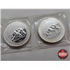 Image 2 : RCM Canada 2013 : $8 Fine Silver Coins (2 Pack) : Polar Bear (1-1/2oz) (.9999) (No COA)