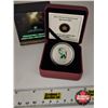 Image 1 : RCM Canada 2013 : Twenty-Five Cent Coloured Coin : Prehistoric Creatures : Quetzalcoatlus (COA #2572