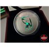Image 2 : RCM Canada 2013 : Twenty-Five Cent Coloured Coin : Prehistoric Creatures : Quetzalcoatlus (COA #2572