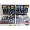 Image 1 : Canada 125 Provincial Coins (4 Sets) : 1867-1992 : Collector Cards (Each Card : 12 Quarters & 1 Loon
