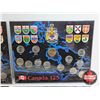 Image 3 : Canada 125 Provincial Coins (4 Sets) : 1867-1992 : Collector Cards (Each Card : 12 Quarters & 1 Loon