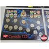 Image 4 : Canada 125 Provincial Coins (4 Sets) : 1867-1992 : Collector Cards (Each Card : 12 Quarters & 1 Loon