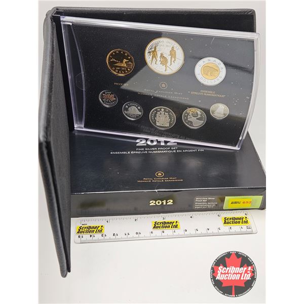 RCM Canada 2012 Fine Silver Proof Set (COA #13228) (99.99%)