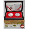Image 1 : RCM Joint Fine Silver Coin Set 1998 : $5 Dr Norman Bethune Arrival in China : 60th Anniversary (In P