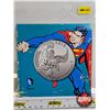 Image 1 : RCM Canada $20 : 2015 Fine Silver Coin : Superman  (99.99%)
