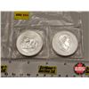 Image 1 : RCM Canada 2014 : $8 Fine Silver Coins (2 Pack) : Timber Wolf (1-1/2 oz) (.9999) (No COA)