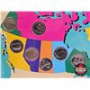 Image 2 : Canada 125 Provincial Coins : 1867-1992 : Collector Card (12 Quarters & 1 Loonie)