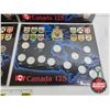 Image 5 : Canada 125 Provincial Coins (4 Sets) : 1867-1992 : Collector Cards (Each Card : 12 Quarters & 1 Loon