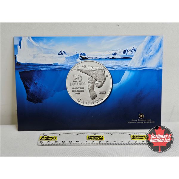 RCM Canada 2012 $20 Fine Silver Coin : Polar Bear (99.99%)
